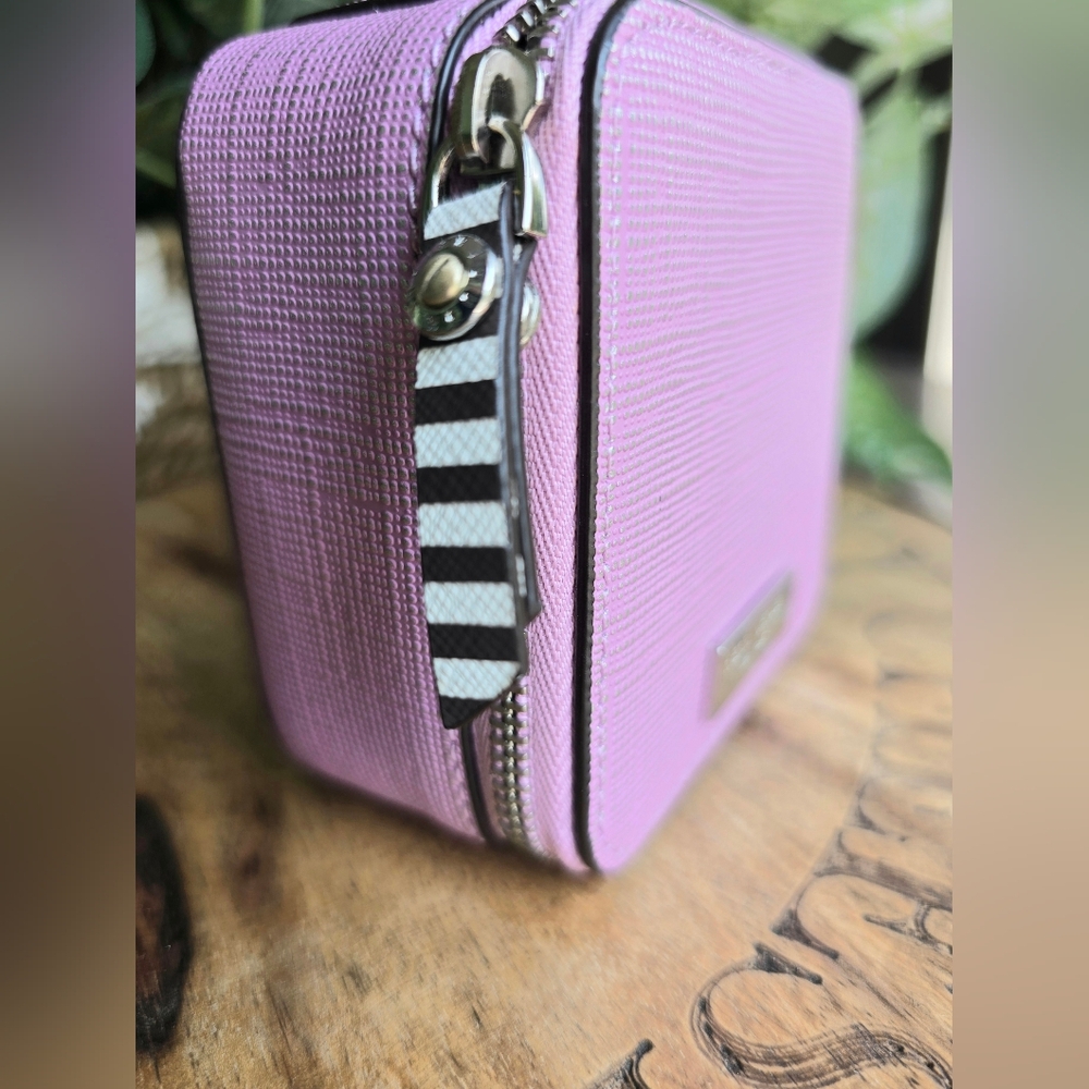Henri Bendel West 57th Street Shimmer Pink Travel Jewelry Box